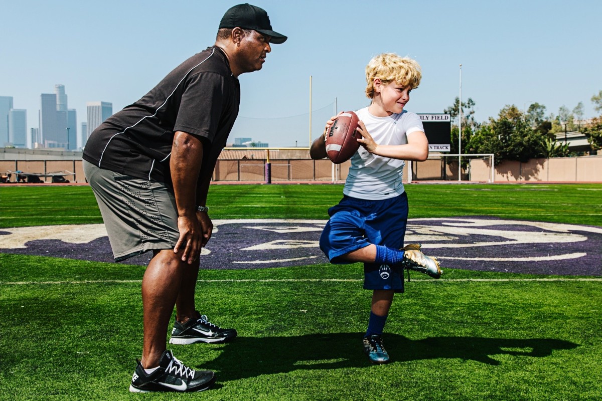 Steve Clarkson and a young Miller Moss (photo by Andrew Hetherington - The New Yorker)